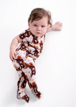 Load image into Gallery viewer, 🇨🇦  Front Opening Ready Set Romper® in Old Yellerstone
