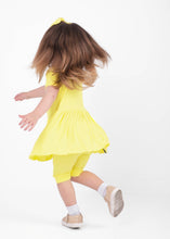 Load image into Gallery viewer, 🇨🇦 Reversible Opening Ready Set Romper® Shortie Twirl in Ribbed Sunshine
