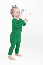 Load image into Gallery viewer, 🇨🇦  Front Opening Ready Set Romper® in Ribbed Emerald
