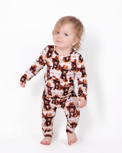 Load image into Gallery viewer, 🇨🇦  Front Opening Ready Set Romper® in Old Yellerstone

