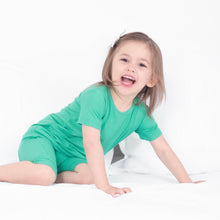 Load image into Gallery viewer, 🇨🇦  Front Opening Ready Set Romper® Shortie in Ribbed Seafoam
