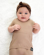 Load image into Gallery viewer, 🇨🇦  Front Opening Ready Set Romper® in Ribbed Sandstone
