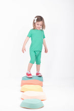 Load image into Gallery viewer, 🇨🇦  Front Opening Ready Set Romper® Shortie in Ribbed Seafoam
