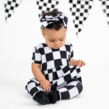 Load image into Gallery viewer, 🇨🇦 Reversible Opening Ready Set Romper® Twirl in Fast Lane
