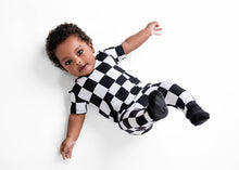 Load image into Gallery viewer, 🇨🇦 Front Opening Ready Set Romper® in Fast Lane
