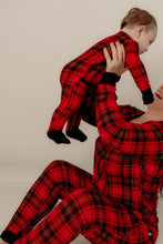 Load image into Gallery viewer, Women’s 2 pc Loungewear in Tartan Plaid | Bamboo Viscose
