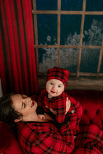 Load image into Gallery viewer, Beanie in Tartan Plaid | Bamboo Viscose

