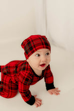 Load image into Gallery viewer, Beanie in Tartan Plaid | Bamboo Viscose
