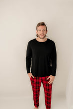Load image into Gallery viewer, Men’s 2 pc Loungewear Set in Tartan Plaid | Bamboo Viscose
