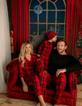 Load image into Gallery viewer, Women’s 2 pc Deluxe Set Loungewear in Tartan Plaid | Bamboo Viscose
