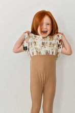 Load image into Gallery viewer, 🇨🇦  Reversible Opening Ready Set Romper® Twirl in Highland Dreams + Ribbed Caramel
