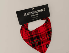Load image into Gallery viewer, Bib in Tartan Plaid | Bamboo Viscose
