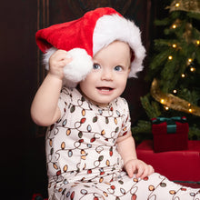 Load image into Gallery viewer, 🇨🇦 Front Opening Ready Set Romper® in Holiday Lights
