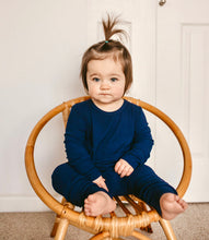 Load image into Gallery viewer, 🇨🇦  Front Opening Ready Set Romper® in Ribbed Into the Blue
